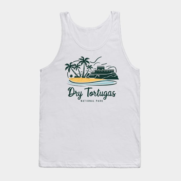 Dry Tortugas National Park Landscape Tank Top by Perspektiva